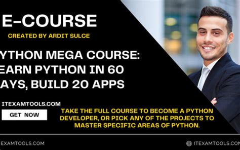 Python Mega Course: Learn Python in 60 Days, Build 20.